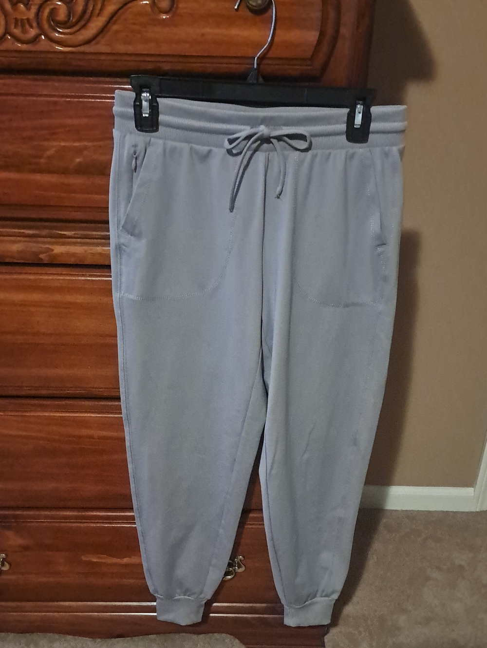 Rachel Zoe Light Gray Drawstring Joggers